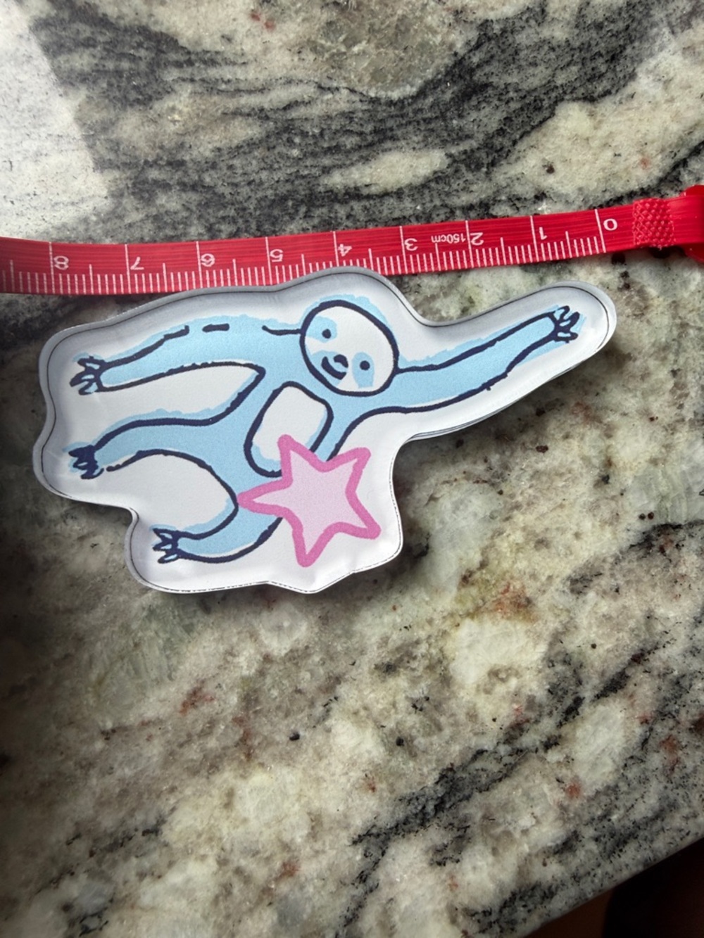 Roller Rabbit Rare Blue Sloth Star Magnet - Picture 2 of 3